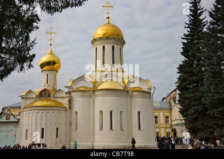 Dreiheit Sergius Lavra in Sergijew Posad, Goldener Ring von Moskau, Russland Stockfoto