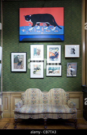 Kattenkabinet, Cat Cabinet Museum, Amsterdam, Niederlande Stockfoto