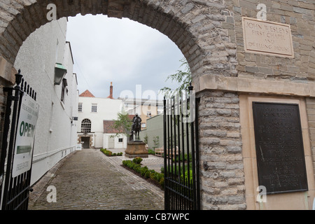 John Wesley erste Kapelle und Wohnhaus in Bristol, England. Stockfoto