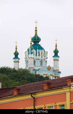 St. Andreas Kirche, Kiew, Ukraine Stockfoto