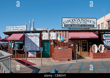 Gionanni des Morro Bay Kalifornien Hafen Meer Harbor USA Stockfoto