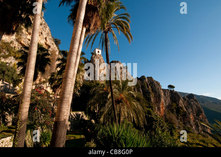 Glockenturm, Guadalest Stockfoto