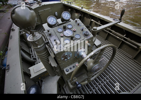 WWII Landungsboote, Amsterdam, Niederlande Stockfoto