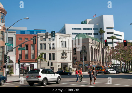 Tiffany & Co Rodeo Drive Boutiquen Geschäfte Beverly Hills-Los Angeles-Kalifornien-USA Stockfoto