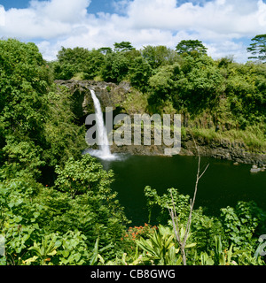 Rainbow Falls Wailuku River State Park Big Island Hawaii Stockfoto