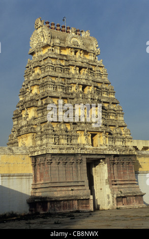 Indien, Tamil Nadu, Kanchipuram, Varadharaja Perumal-Tempel-Komplex. Stockfoto