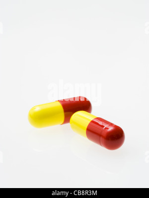 Zwei Tabletten. Stockfoto