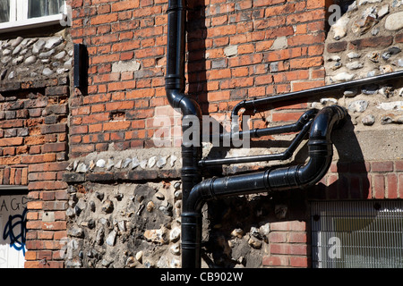 Gehäuse Details, Norwich, Großbritannien Stockfoto