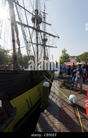 Die Segler Shtandart in Maassluis während der Furieade im Jahr 2011 Stockfoto