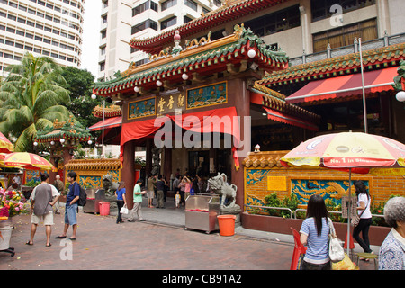 Kwan Im Thong Hood Cho Temple, Singapur. Stockfoto