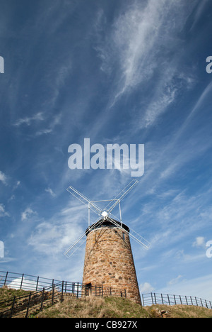 Windmühle am St. Monans, Fife, Schottland Stockfoto