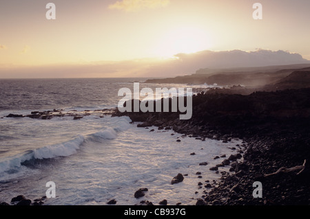 Hawaii, Molokai, Mo'omomi Strand Stockfoto