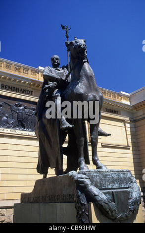 Australien, New South Wales, Sydney, Statue, außerhalb der Art Gallery of New South Wales. Stockfoto