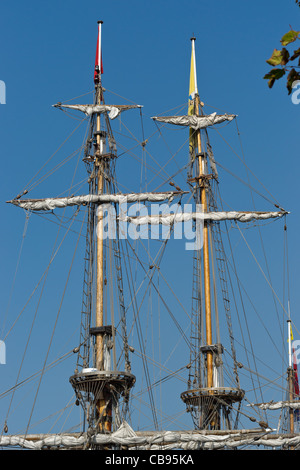 Die Segler Shtandart in Maassluis während der Furieade im Jahr 2011 Stockfoto