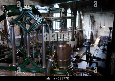 Headley Strahl Motor, alte Pumping Station, Cambridge, UK Stockfoto