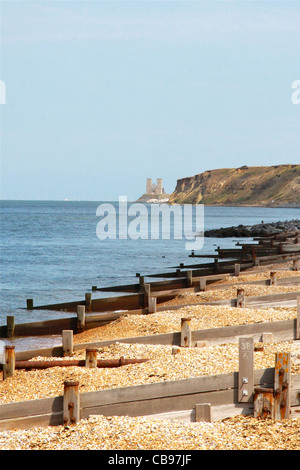 Reculver Türme, Herne Bay, Kent. England. UK Stockfoto