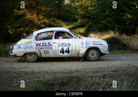 Saab 96 Sport Rallye-Auto Stockfoto