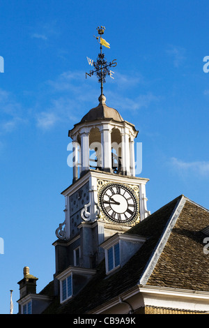 Der Uhrturm, Brackley Rathaus, Northamptonshire. Stockfoto