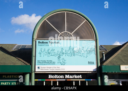 Bolton Markt, Bolton, größere Manchester, England, Vereinigtes Königreich Stockfoto