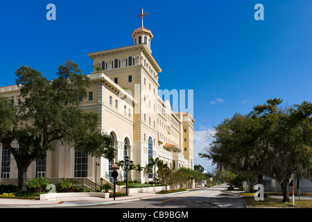 Die neue "Super Power Building" in der Innenstadt von Clearwater, spirituelle Hauptquartier und Mekka der Scientology-Kirche, Florida, USA Stockfoto