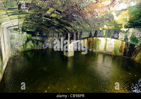 Kaution - Schloss von San Antón - Wasserfestung erbaut zwischen dem 16. und 17. Jahrhundert auf einer kleinen Insel in der Bucht von La Coruña, zur Verteidigung der Stadt gegen Angriffe aus dem Meer kommen. Stockfoto