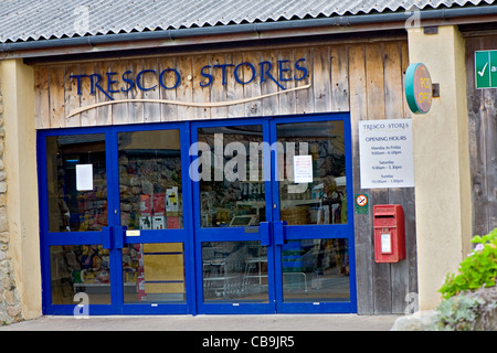 Tresco Stores auf Tresco Insel Isles of Scilly UK Stockfoto