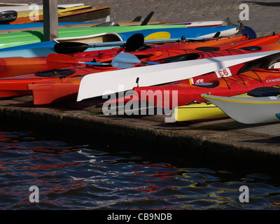 Kajaks, UK Stockfoto