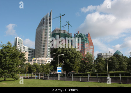 Blick von den Haag, eine Stadt in den Niederlanden Stockfoto