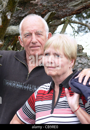 Ein älteres Ehepaar Stockfoto