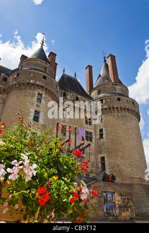 Wickelten Schloss, einem Loire-Schloss, Loiretal, Frankreich Stockfoto