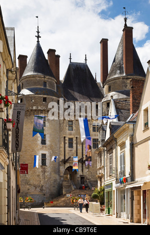 Chateau de wickelten am wickelten, Loiretal, Frankreich Stockfoto