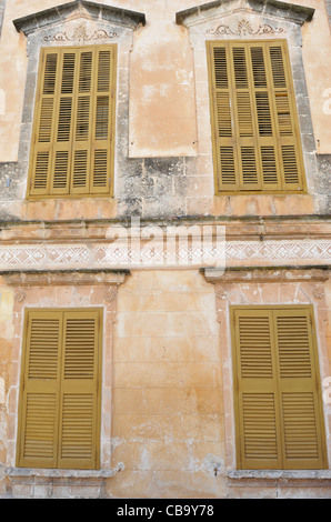 Placa d'Alfons III Ciutadella, die alte Hauptstadt von Menorca, Spanien Stockfoto