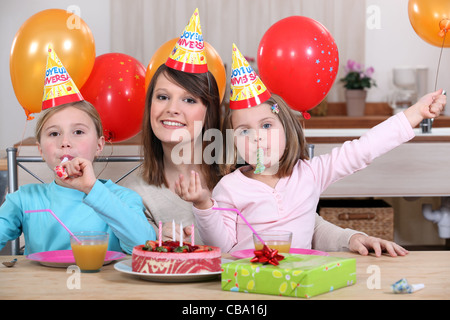 Kindergeburtstag Stockfoto