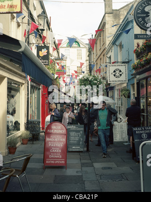 Straßenszenen in Bath UK Stockfoto