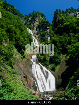 Hagoromo Wasserfall, Higashikawa, Hokkaido, Japan Stockfoto