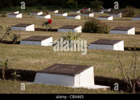Die Commonwealth War Cemetery in Hodogaya, Japan, am Mittwoch, 30. November 2011. Stockfoto