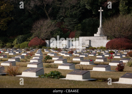 Die Commonwealth War Cemetery in Hodogaya, Japan, am Mittwoch, 30. November 2011. Stockfoto
