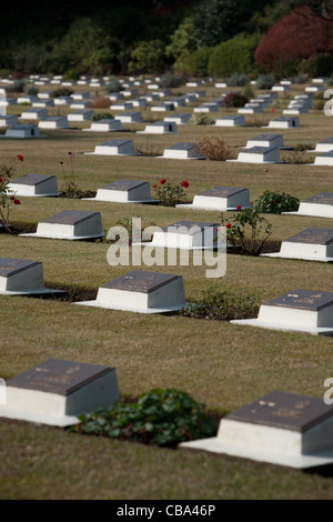 Die Commonwealth War Cemetery in Hodogaya, Japan, am Mittwoch, 30. November 2011. Stockfoto