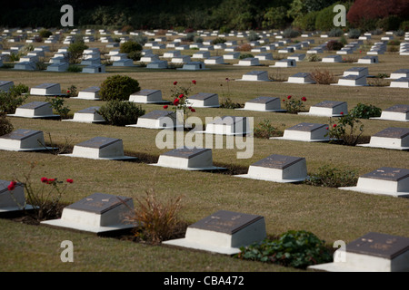 Die Commonwealth War Cemetery in Hodogaya, Japan, am Mittwoch, 30. November 2011. Stockfoto