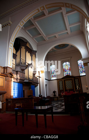 Innenraum der Kirche der Heiligen Dreifaltigkeit in Clapham Common Stockfoto