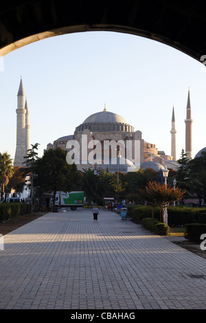 HAGIA SOPHIA Moschee AYA SOFYA SULTANAHMET ISTANBUL Türkei 4. Oktober 2011 Stockfoto