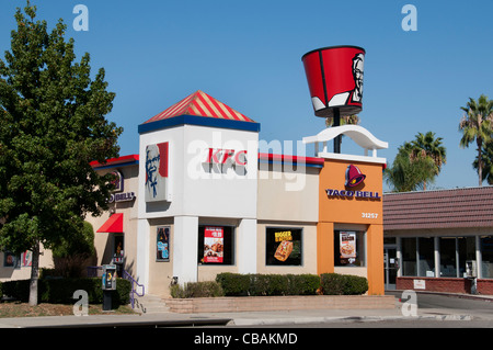 KFC Kentucky Fried Chicken Lake Elsinore California Vereinigte Staaten von Amerika Amerikaner Stockfoto