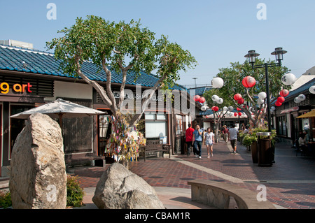 Little Tokyo Japan Japanisch Zentrum der Stadt Los Angeles USA Stockfoto