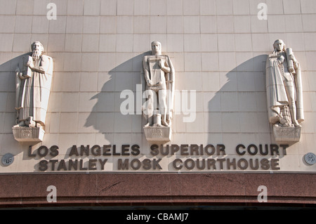 Los Angeles Superior Court Stanley Mosk Gerichtsgebäude Vereinigte Staaten Stockfoto