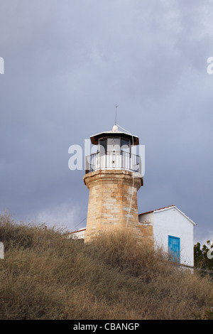 KiTi Leuchtturm Cape Kiti, Larnaca, Zypern. Stockfoto