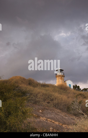 KiTi Leuchtturm Cape Kiti, Larnaca, Zypern. Stockfoto