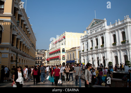 Senatsplatz oder Largo Senado Macau SAR China Stockfoto