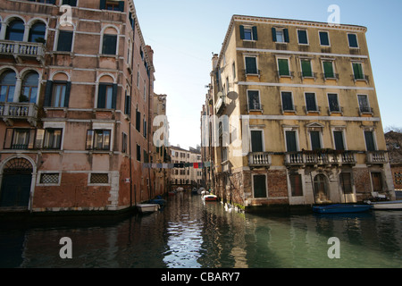 Neue jüdische Ghetto Square, Campo de Ghetto Nuovo (Campo de Gheto Novo), Jüdische Getto, Venedig, Italien Stockfoto