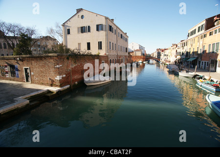 De Campo Ghetto Nuovo (Campo de Gheto Novo), Jüdische Getto, Venedig, Italien Stockfoto