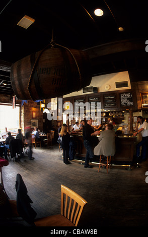 Australien, Sydney, die Felsen, The Lord Nelson Pub, behauptete, die älteste in Australien und jetzt eine Brauerei zu sein. Stockfoto